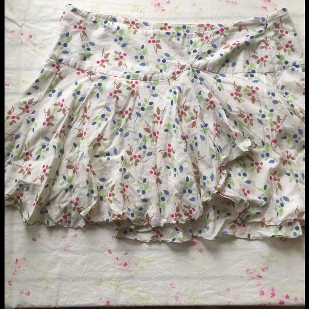 American Eagle Flower Print Skirt